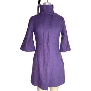 Purple Costa Blanca bell sleeve coat 4